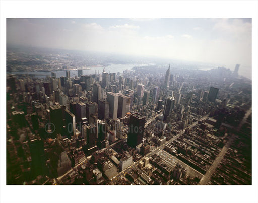 Aerial view of Manhattan IV Old Vintage Photos and Images