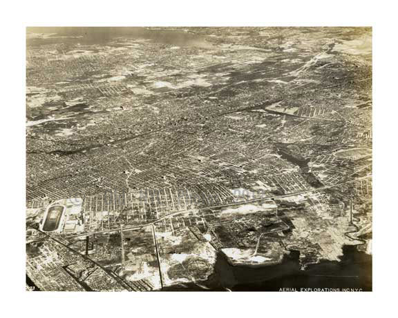 Aerial View of Manhattan & Western Long Island
