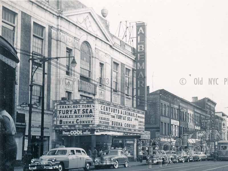 Albemarle Theater, 973 Flatbush Avenue, 1950 Old Vintage Photos and Images