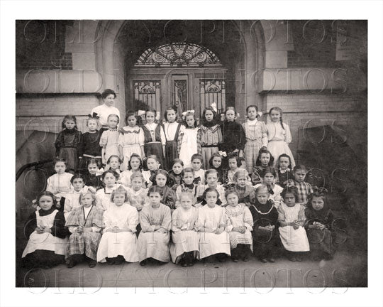 All Girls School Children Class Photo Manhattan NYC Old Vintage Photos and Images