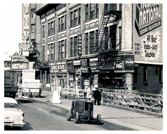 Arcade outside of the Paramount Theater - Dekalb - Flatbush Brooklyn NY A Old Vintage Photos and Images