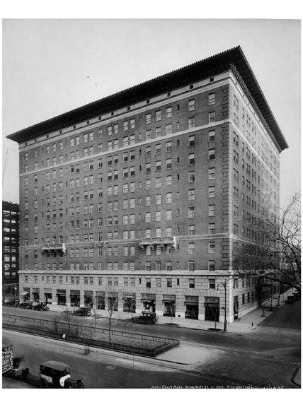 Astor Court Apartments - Broadway & 89th Street 1922  - Upper West Side - Manhattan NY Old Vintage Photos and Images