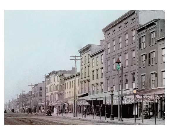 Atlantic Ave Between  Henry & Clinton 1900 Brooklyn Heights - Brooklyn NY Old Vintage Photos and Images