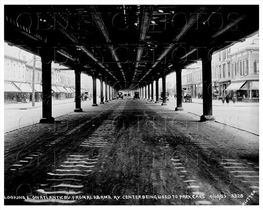 Atlantic Ave East from Alabama Av East New York 1923 Old Vintage Photos and Images