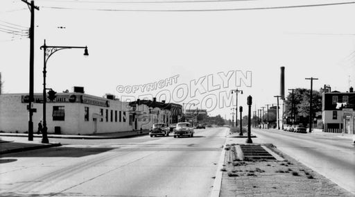 Atlantic Avenue west to Crescent Street, 1959 Old Vintage Photos and Images
