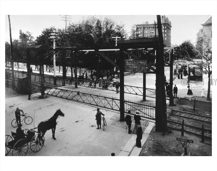 Atlantic & Bedford railroad crossing