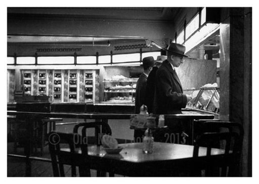 Automat cafeteria 1940's Old Vintage Photos and Images