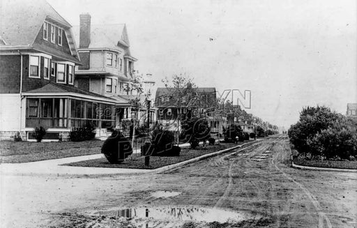 Avenue J looking east from East 21st Street, c.1910 Old Vintage Photos and Images