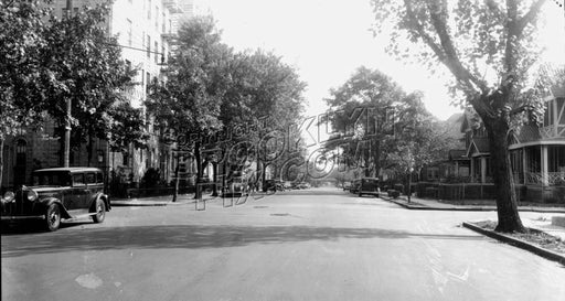 Avenue R looking east to East 12th Street, 1940 Old Vintage Photos and Images