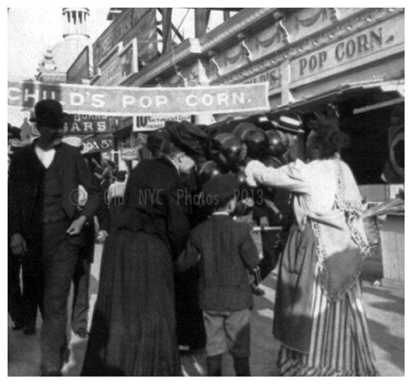 Balloon Vendor Coney Island Old Vintage Photos and Images
