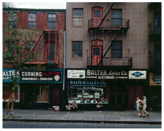 Balter Sales 209 Bowery Manhattan 1963 Old Vintage Photos and Images