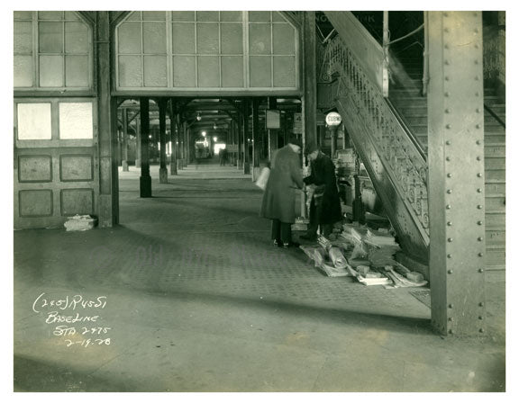 Baseline Station Newsstand - Manhattan Terminal 1928 Civic center Old Vintage Photos and Images