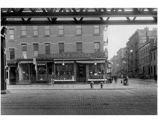 "Bauer & Doctor" Bowery - east side - Stanton  Street 1915 Old Vintage Photos and Images