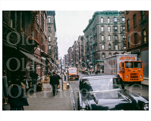 Baxter St north of Grand St 1963 Old Vintage Photos and Images