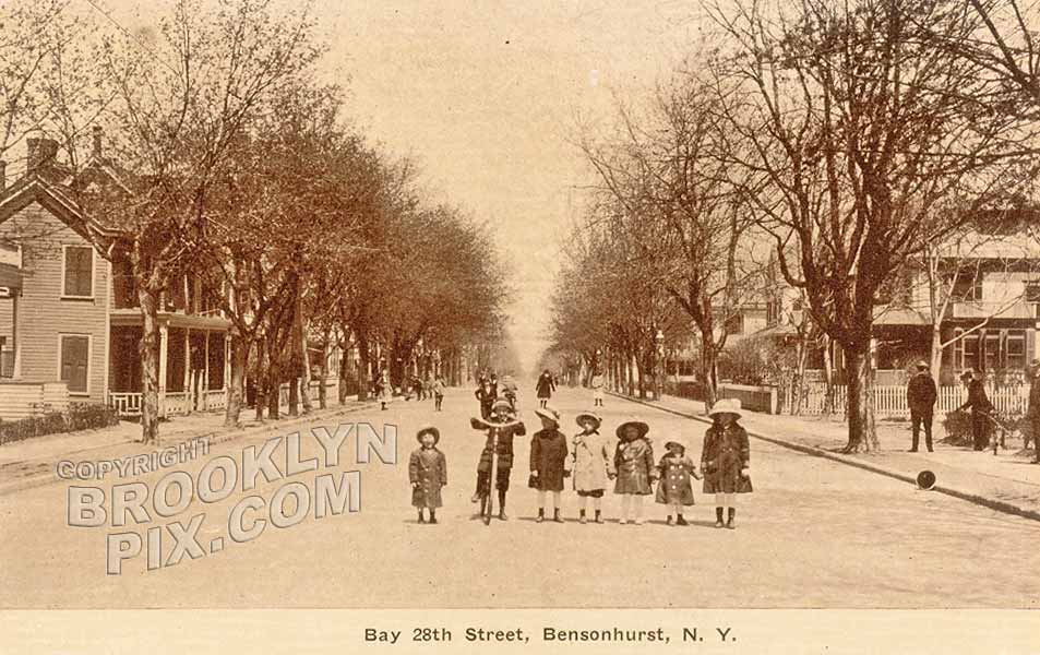 Bay 28th Street, 1910