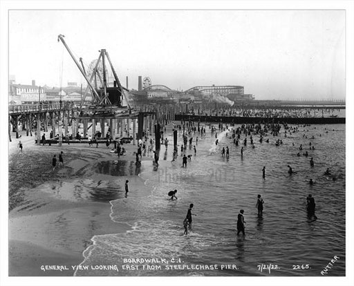 Beach scene 1922 Coney Island  Old Vintage Photos and Images