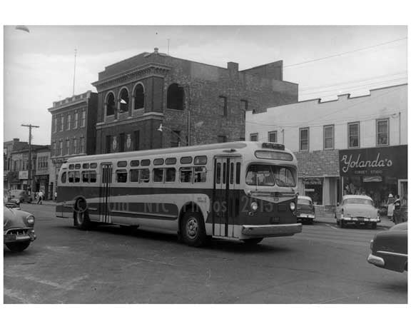Beach Street 116 th Street Rockaway Park Bus NYC 1957 - Rockaway Queens NY Old Vintage Photos and Images