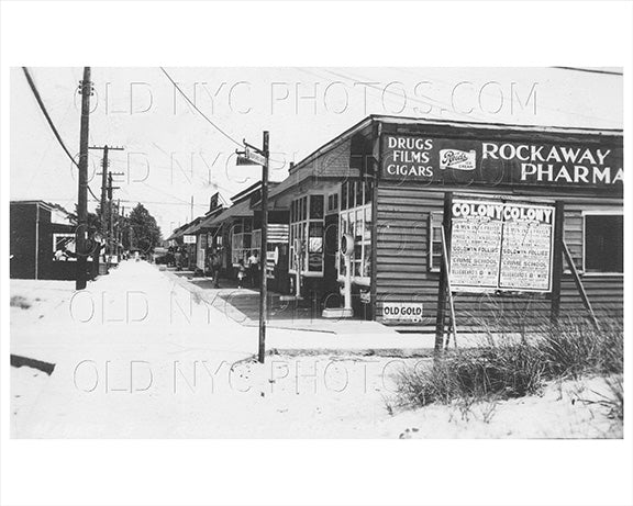 Bedford Avenue & Market Breezy Point Rockaway Point 1930 Old Vintage Photos and Images