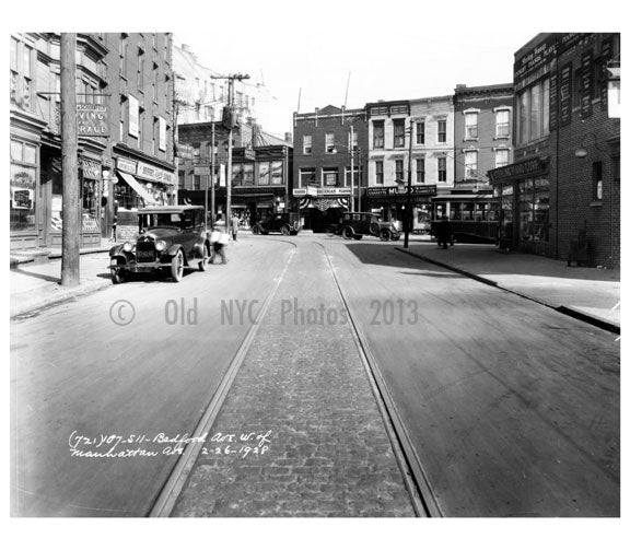 Bedford & Manhattan Ave 1928 Old Vintage Photos and Images