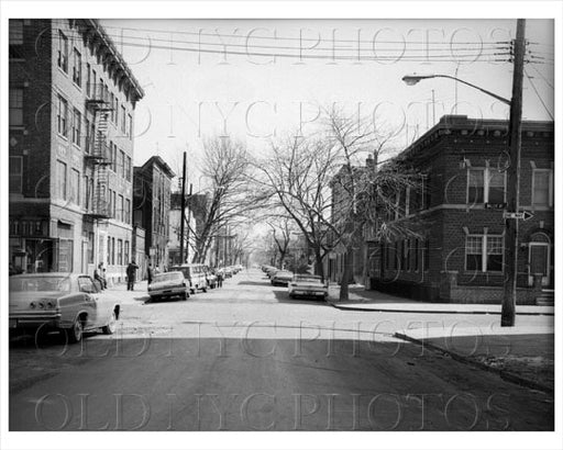 Belmont Avenue east facing Millen Avenue East New York 1965 Old Vintage Photos and Images