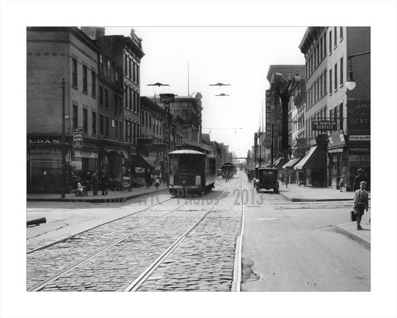 Bergen & Smith Street - Trolley line Old Vintage Photos and Images
