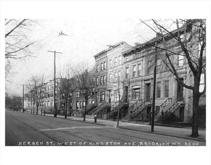 Bergen Street Crown Heights NY Old Vintage Photos and Images