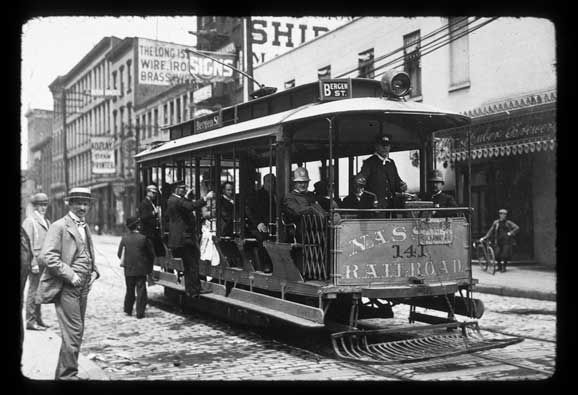 Bergen Street trolley Crown Heights Brooklyn  Old Vintage Photos and Images