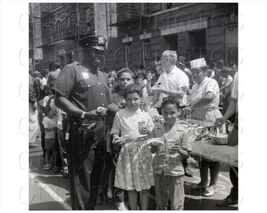 Block party at Powell Street Brownsville 1958 Old Vintage Photos and Images