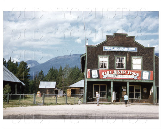 Blue River Store Canada 1956 Old Vintage Photos and Images