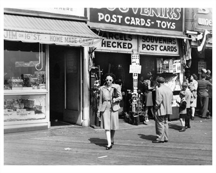 Boardwalk Souvenir Shops Old Vintage Photos and Images