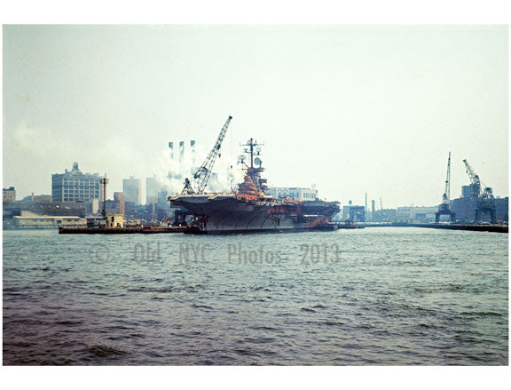 boats passing in front of Schaeffer Brewing Company - South Williamsburg - Brooklyn NY A Old Vintage Photos and Images