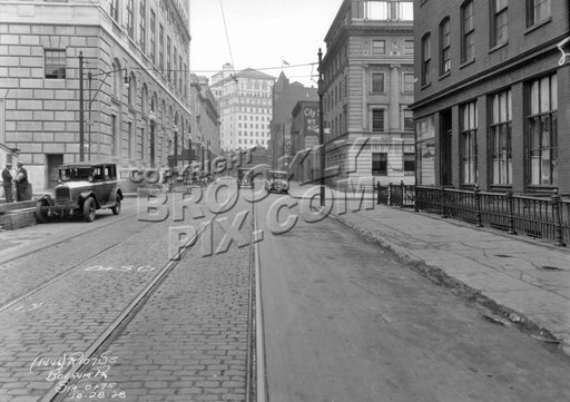 Boerum Place looking north to Livingston Street, 1928 Old Vintage Photos and Images
