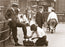 Bootblacks working Union Square Park Manhattan 1908 Old Vintage Photos and Images