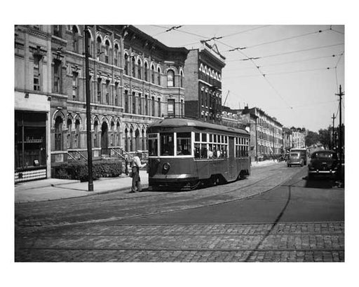 Borough Hall Trolley - Brooklyn NY circa 1930s Old Vintage Photos and Images