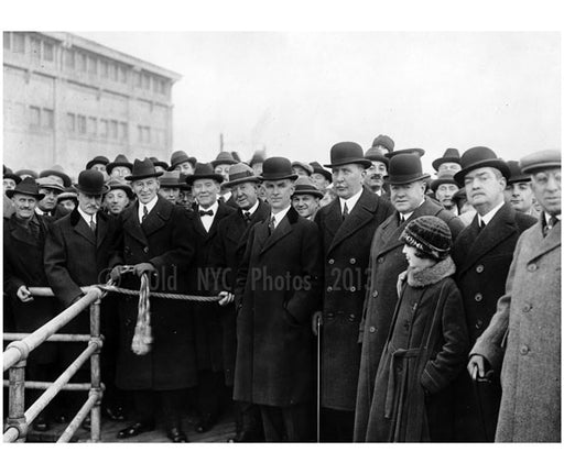 Borough President Riegelmann opening the boardwalk between W. 5th St & W. 17th St 1922 Old Vintage Photos and Images