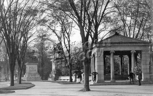 Boulevard (Park Circle) Entrance to Prospect Park, c.1890 Old Vintage Photos and Images