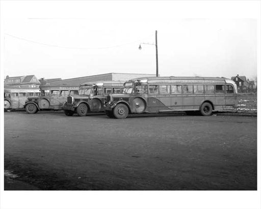 Boulevard Transit - Jersey City Bus 1948 NJ Old Vintage Photos and Images