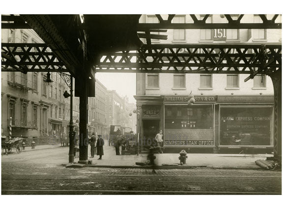 Bowery - at Broome Street 1915 Old Vintage Photos and Images