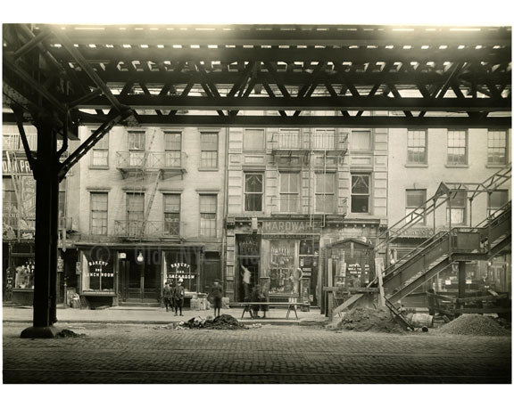 Bowery - between Houston & 1st Street 1915 Old Vintage Photos and Images
