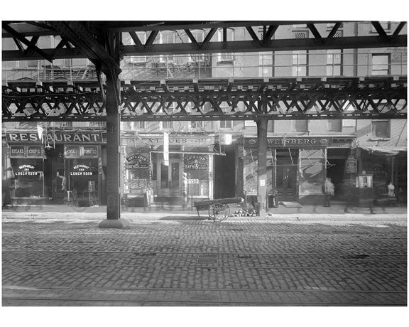 Bowery - between Houston & Stanton Street 1915 A