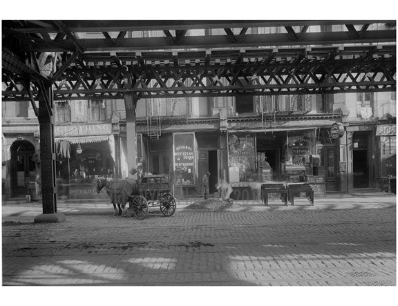Bowery - between Stanton & Rivington Streets  1915 Old Vintage Photos and Images