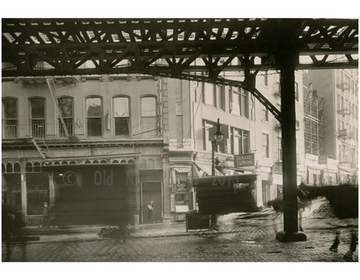 Bowery - east side - at Canal Street 1915 Old Vintage Photos and Images