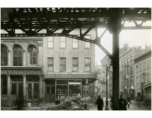 Bowery - east side - at Hester Street 1915 Old Vintage Photos and Images