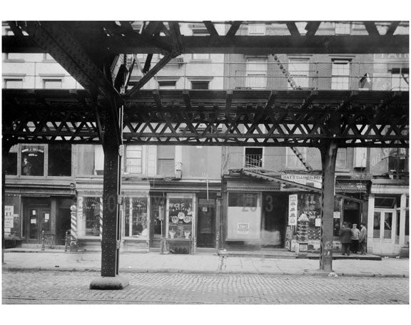 Bowery - East Side - between 3rd & 4th Streets 1915 Old Vintage Photos and Images