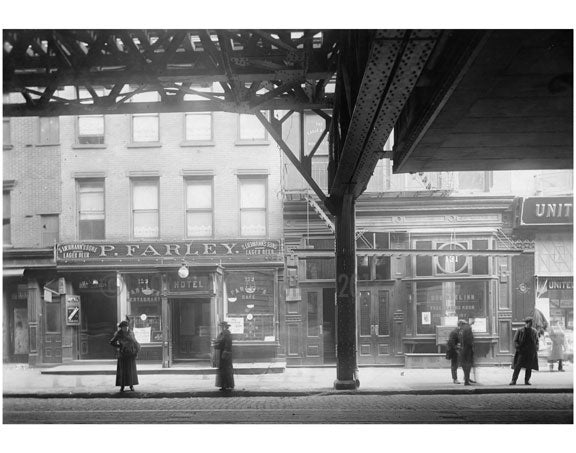 Bowery - east side - between Broome & Grand Streets 1916 Old Vintage Photos and Images