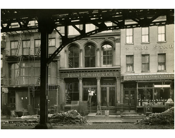 Bowery - east side - between Grand & Hester Street  1915 Old Vintage Photos and Images