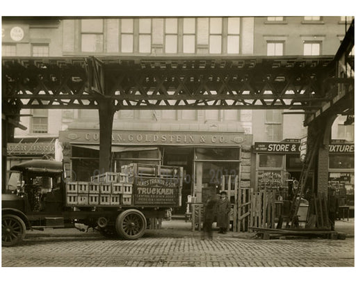 Bowery - East Side between Grand Street & Hester Street 1915 Old Vintage Photos and Images