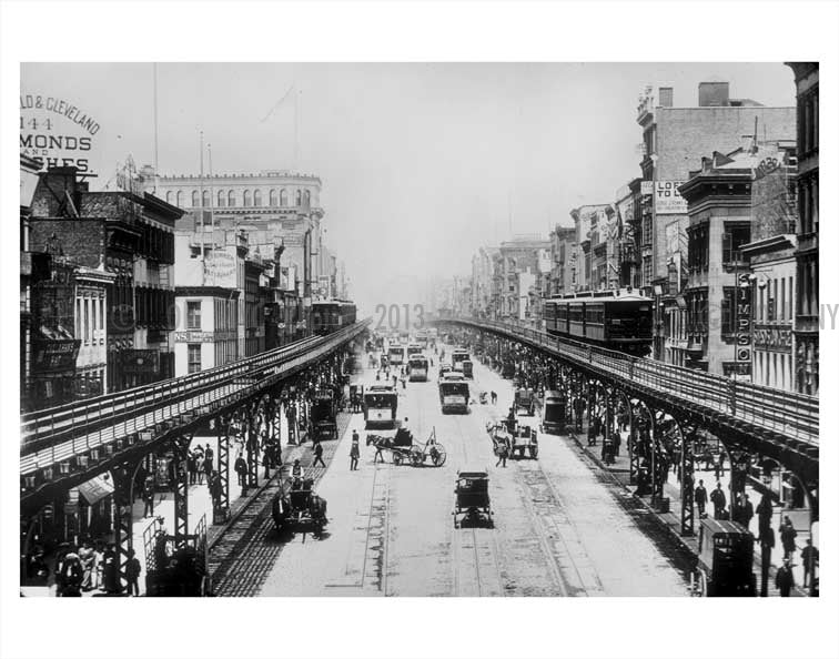 Bowery from Grand Street Old Vintage Photos and Images