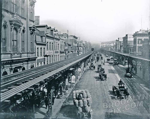 Bowery, north from Grand Street, 1890 Old Vintage Photos and Images