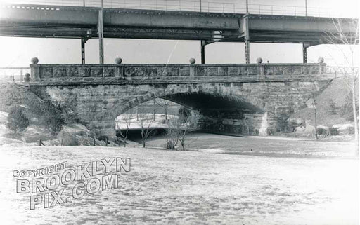 Bridge at 3rd Avenue and what is now 66th Street, Lief Ericson Park and Square, 1915
